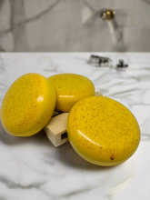 Load image into Gallery viewer, TURMERIC &amp; COLLAGEN FACE SOAP| SET Of 3 SOAPS| UNSCENTED
