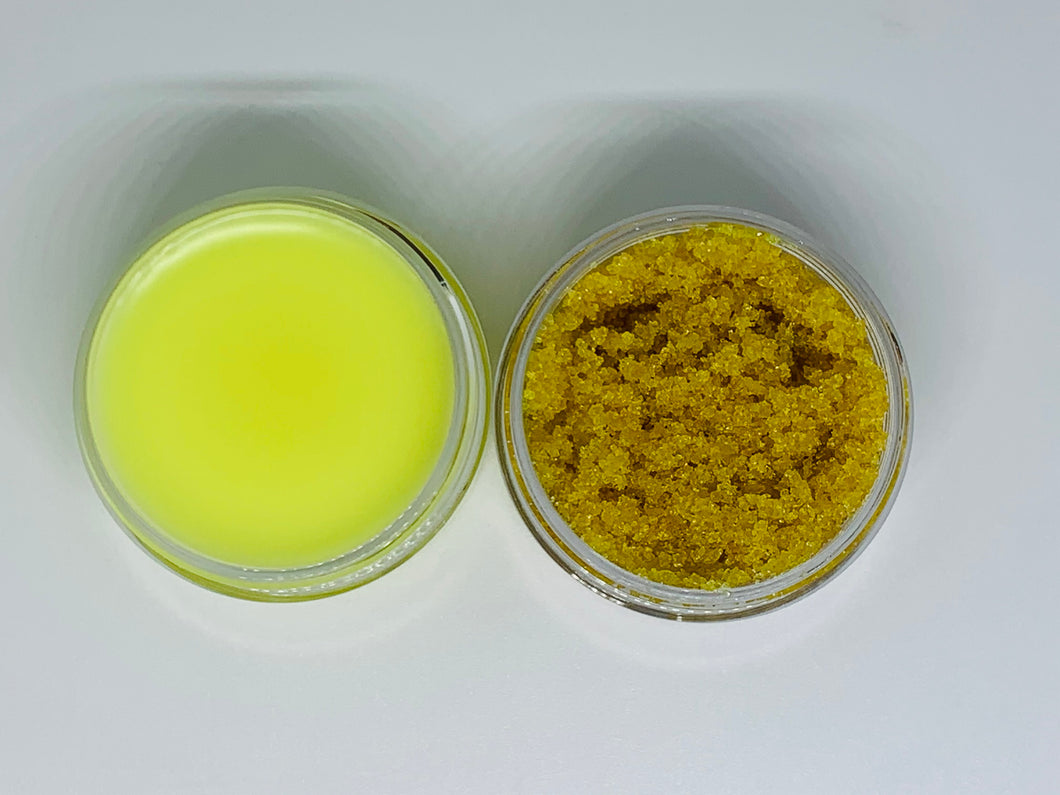 Pineapple Mint | Lip Balm & Lip Scrub Set